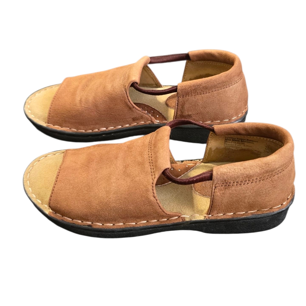 MontegoBay Club Leather Collection Brown Suede Footwear